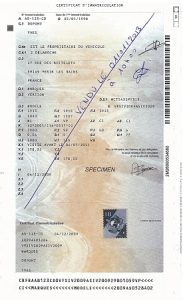 Carte Grise Perdue Avant Changement
