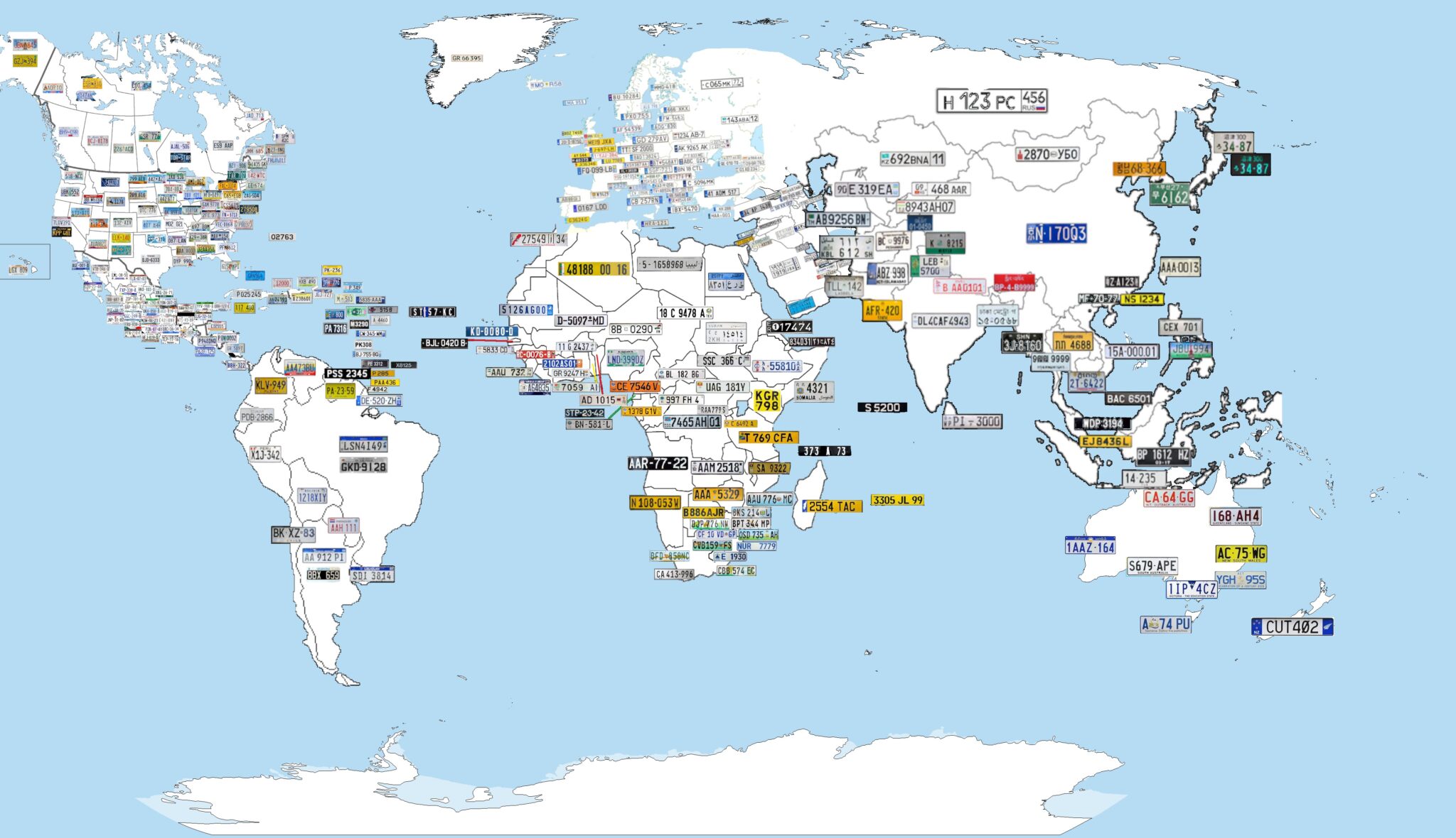 Plaque d'immatriculation jaune légale en France ? Quel pays