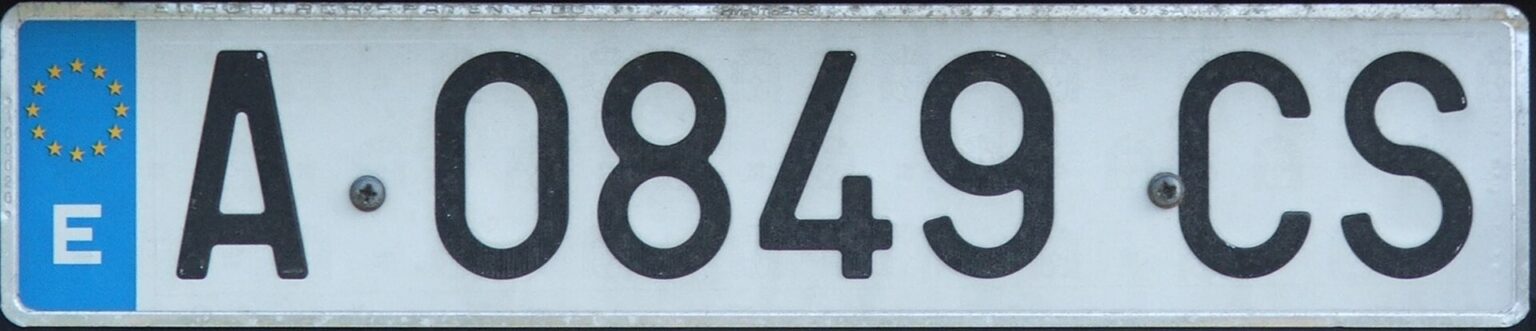 Décalques Plaques D'immatriculation Espagne 1:43 - Lot Pour 15 Voitures - Neuf