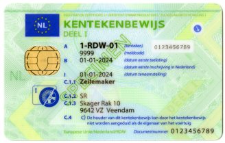 carte grise pays bas Deel I recto