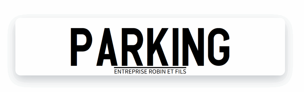 plaque plexi signalétique personnalisée