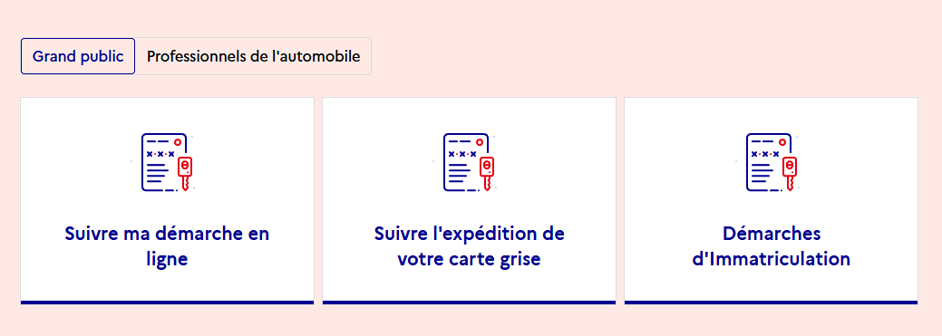 Suivi d'une carte grise - Où en est ma demande d'immatriculation