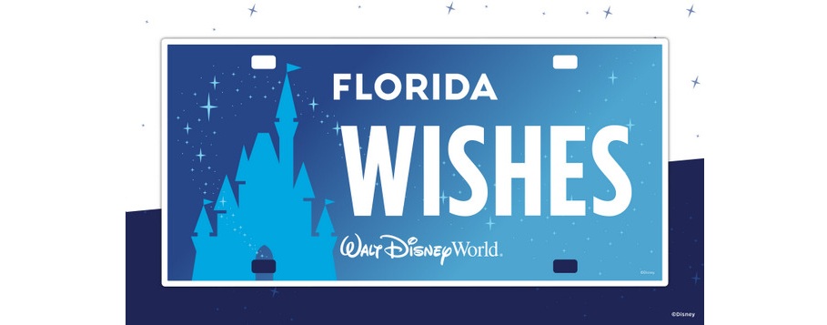 Illustration Une plaque d’immatriculation Disney pour aider les enfants malades