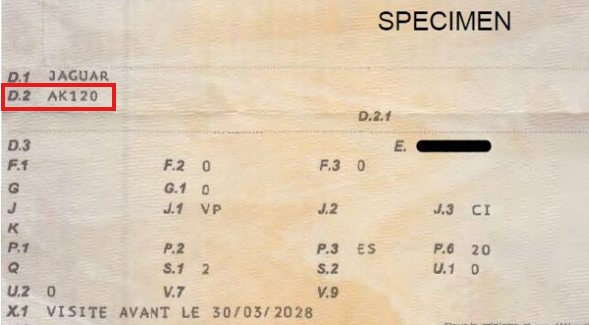 exemple d2 carte grise (TVV)